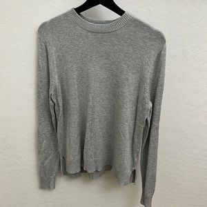 Grey long sleeve sweater